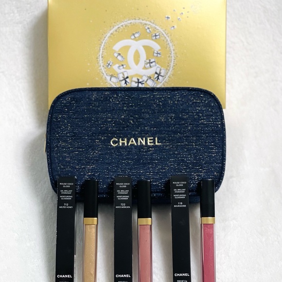 CHANEL LUXURY GIFT SET / POUCH & LIPGLOSS - Picture 9 of 14